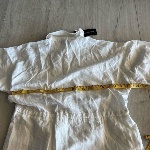 French Connection Tie Waist Shirtdress size s - Picture 4 of 6